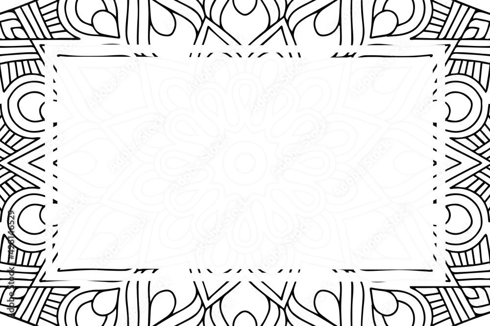 Vector islamic background with mandala Vector islamic background with mandala