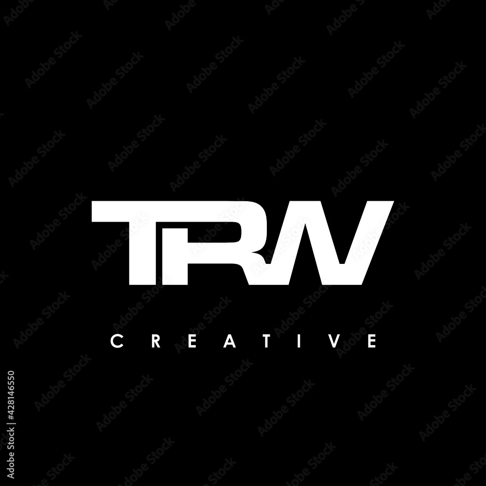 TRW Letter Initial Logo Design Template Vector Illustration