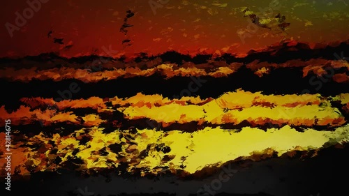 abstrakter Textur Hintergrund digital painting Poster Postkarten Tapete	￼