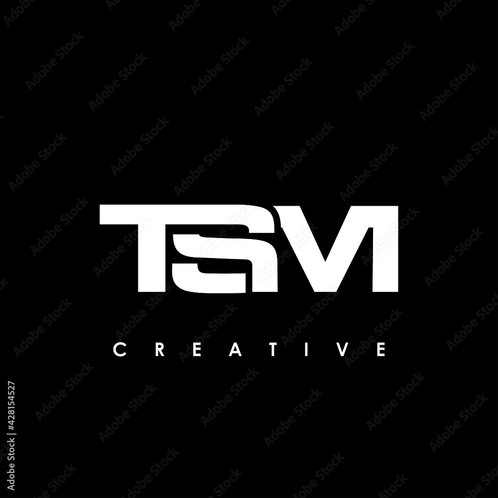 TSM Letter Initial Logo Design Template Vector Illustration