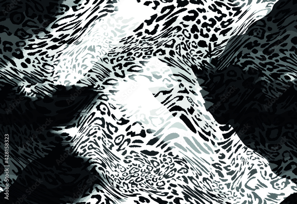 Fototapeta premium unique animal skin pattern 