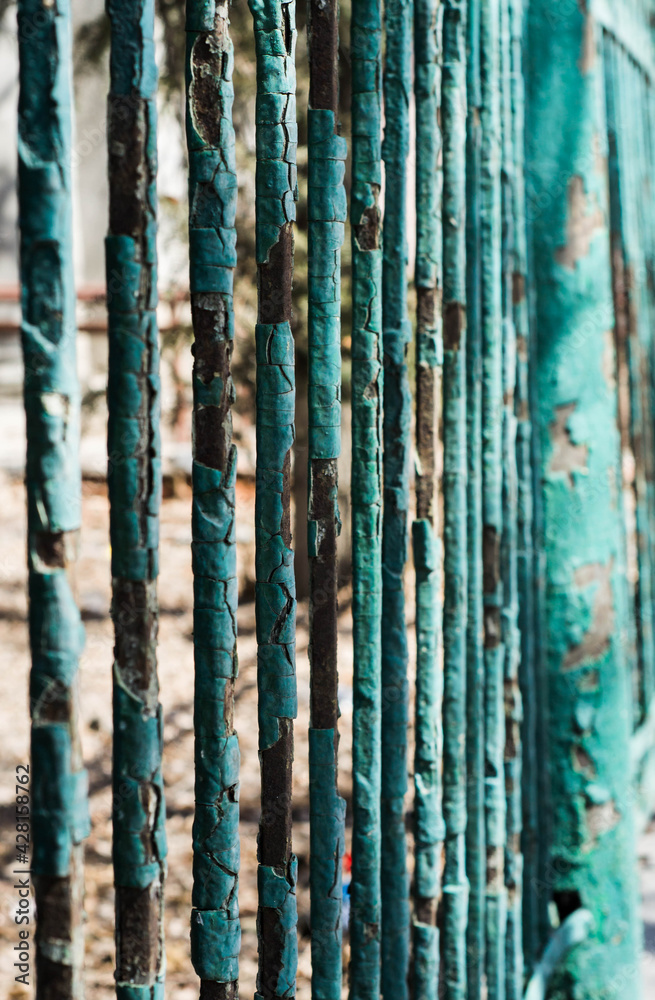 old rusty iron fence bars old rusty iron fence bars