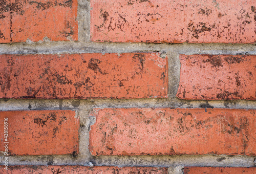 old red brick wall texture © Anna