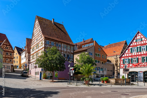 Lower Market With Platzbrunnen, Horb A, Neckar, Baden Württemberg, Germany, Europe