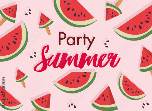 party summer watermelons
