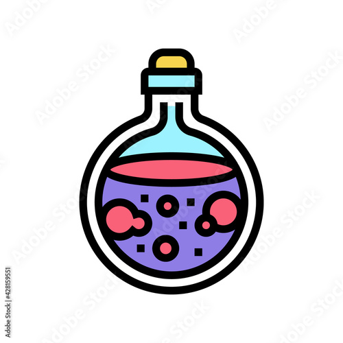 love potion color icon vector. love potion sign. isolated symbol illustration