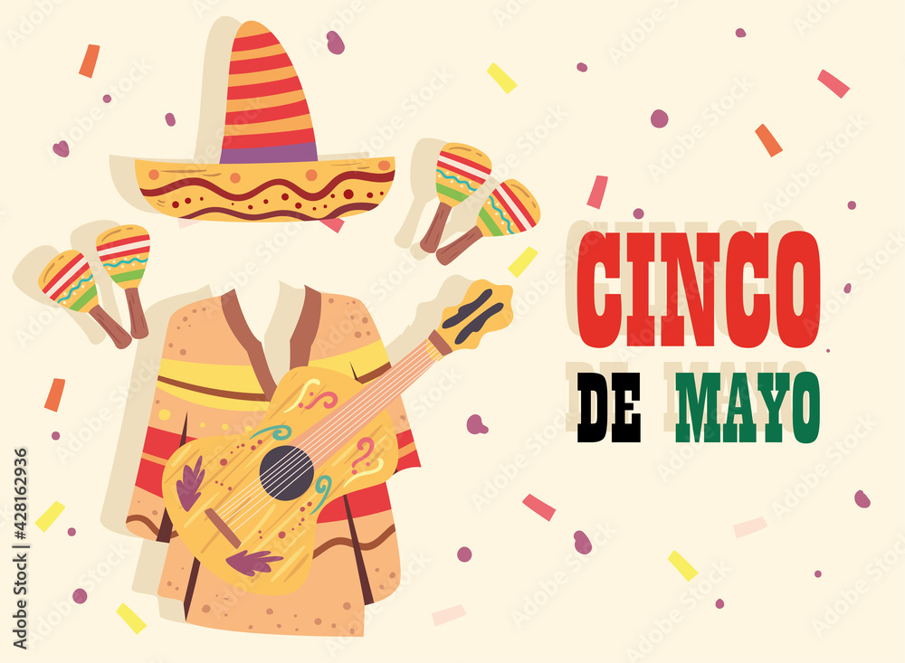 Obraz premium Cinco de mayo cloth