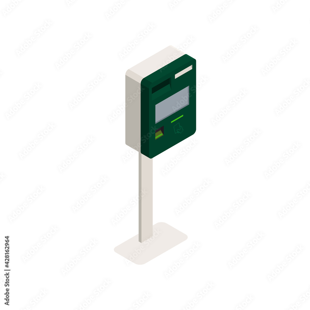 Terminal Isometric Icon