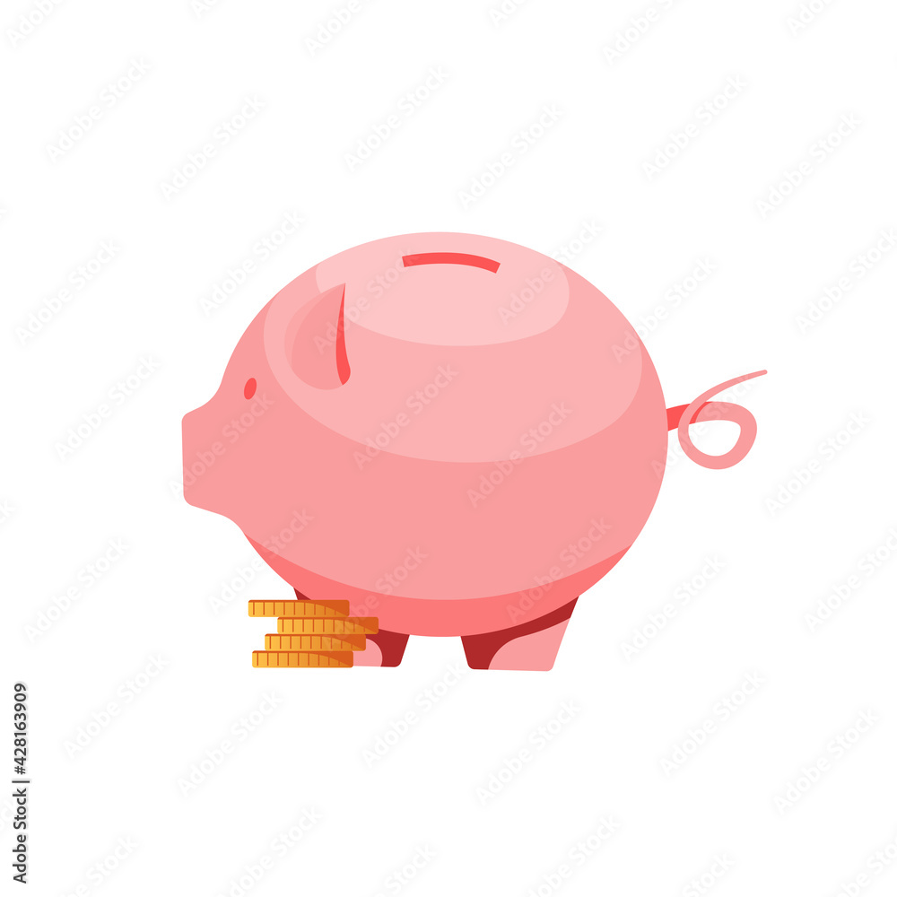 Fototapeta premium Piggy Bank Icon