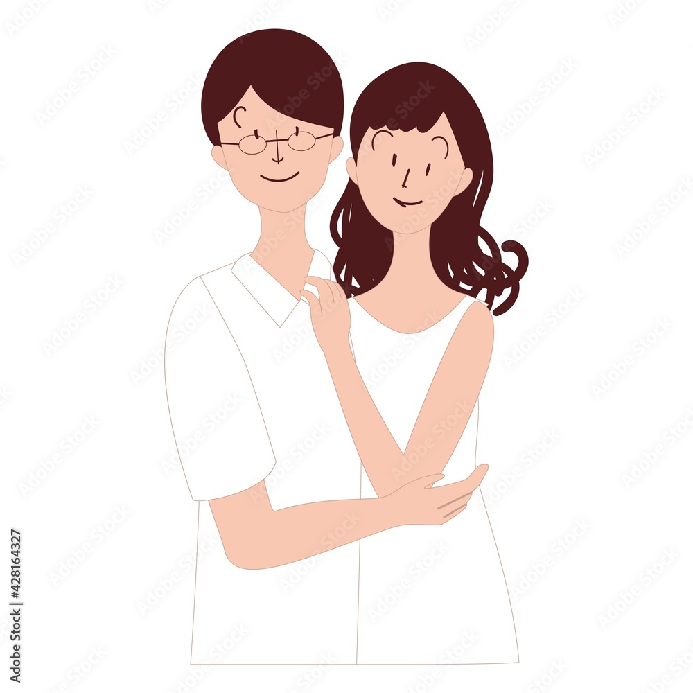男性 女性 寄り添う ハグ
男性 女性 寄り添う ハグ
