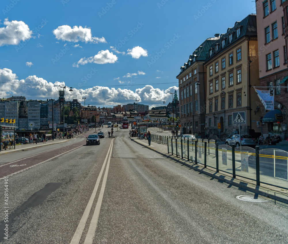 Skeppsbronn, Hauptstrasse In Gamla Stan Stockholm, Sweden