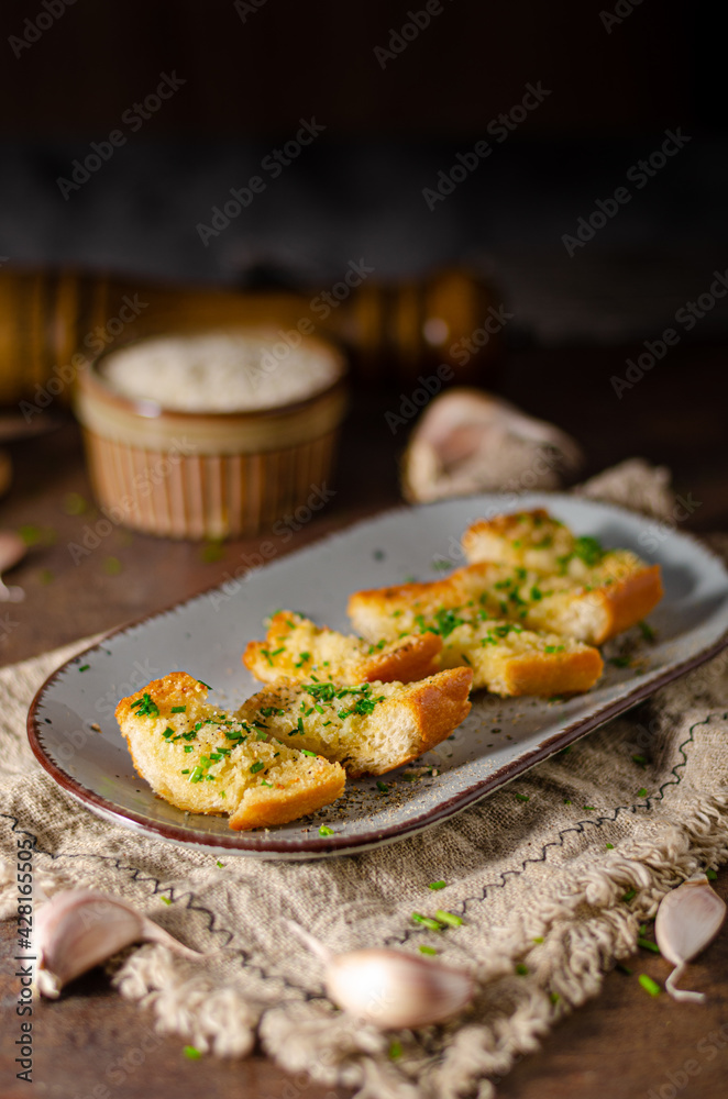 Butter garlic baguette Butter garlic baguette