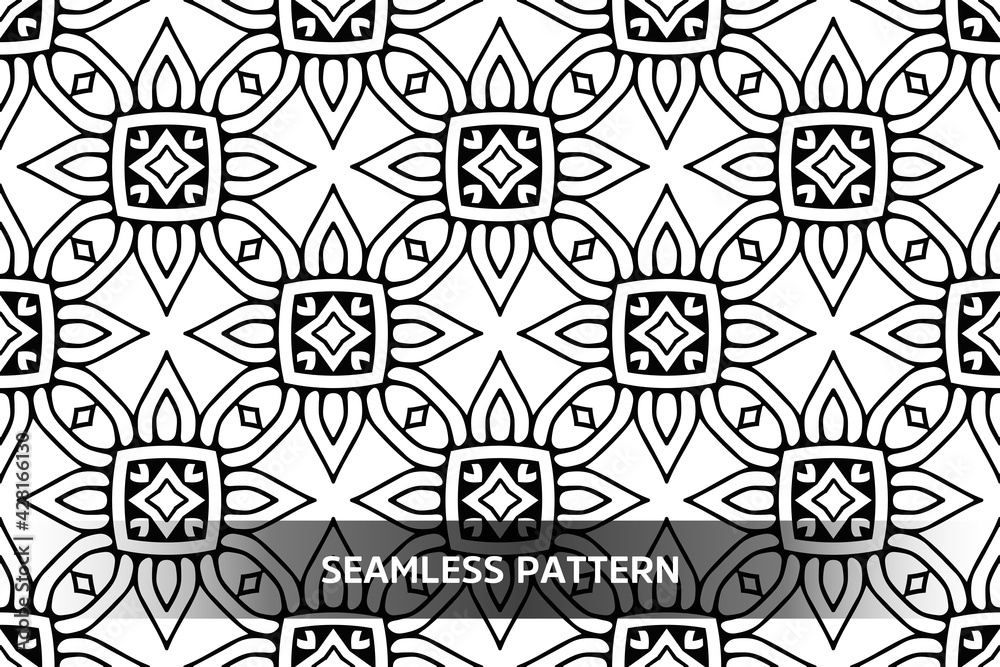 Seamless tribal texture geometric design Seamless tribal texture geometric design