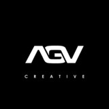 AGV Letter Initial Logo Design Template Vector Illustration