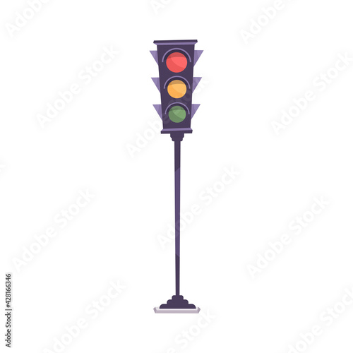 Trafflc Light Flat Composition