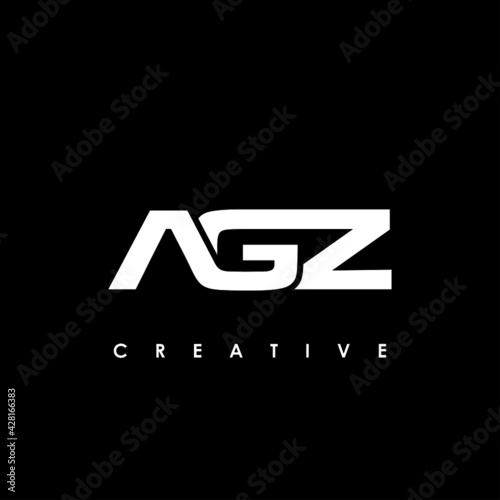 AGZ Letter Initial Logo Design Template Vector Illustration