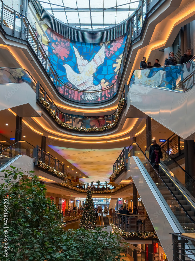 Interior Of Schlössle Gallery Pforzheim, Baden Württemberg, Germany
