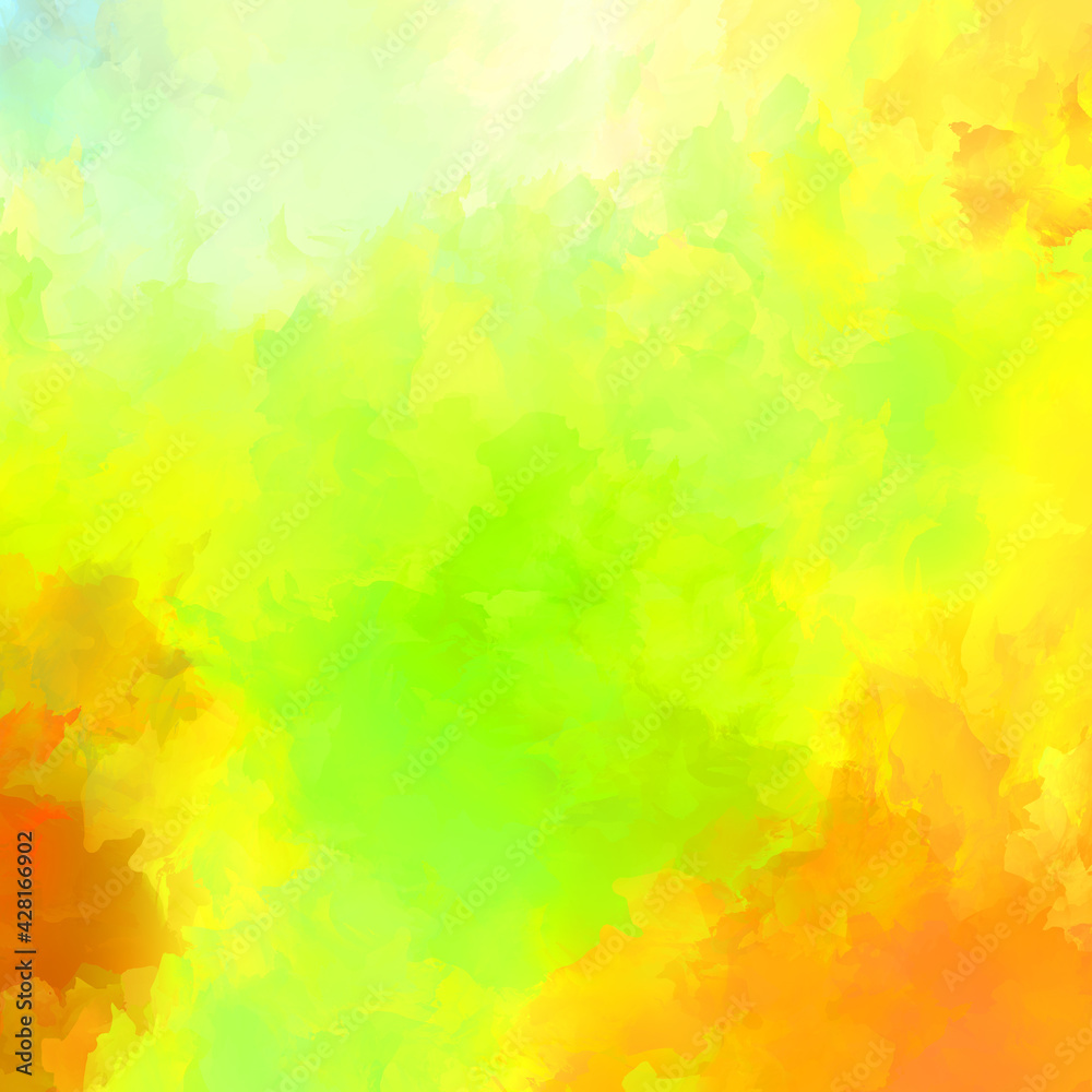 Strokes of paint. 2D Illustration. Brushed Painted Abstract Background. Brush stroked painting. Modern art.