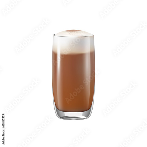 Full Coffee Glass Composition