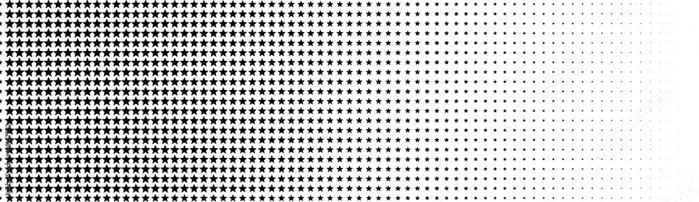 Halftone in abstract style. Geometric retro banner vector texture. Modern print. White and black background. Light effect. Halftone in abstract style. Geometric retro banner vector texture. Modern print. White and black background. Light effect.