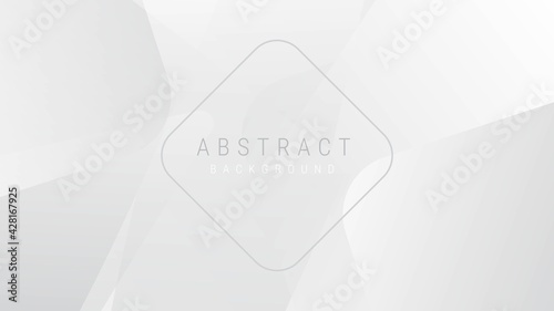 Abstract white and gray on a silver background, modern design. Vector illustration.