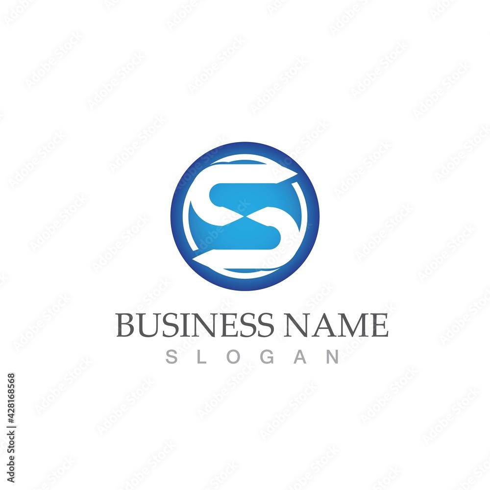 Business corporate S letter logo Business corporate S letter logo