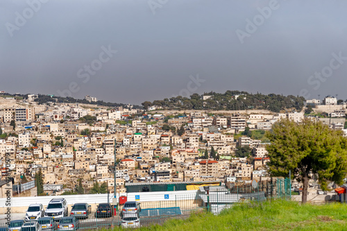 View Of Jerusalem And The Dome Of The Rock On The Temple Mount From The Mount Of Olives, Israel