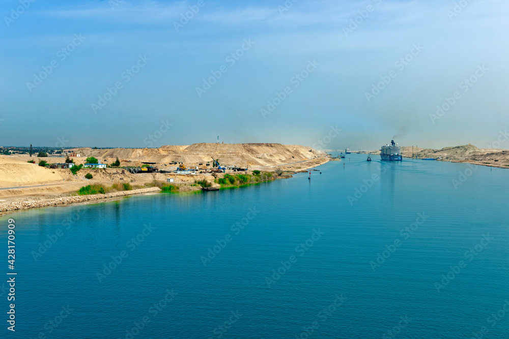 Suez Canal, Suez Canal Passage, Egypt