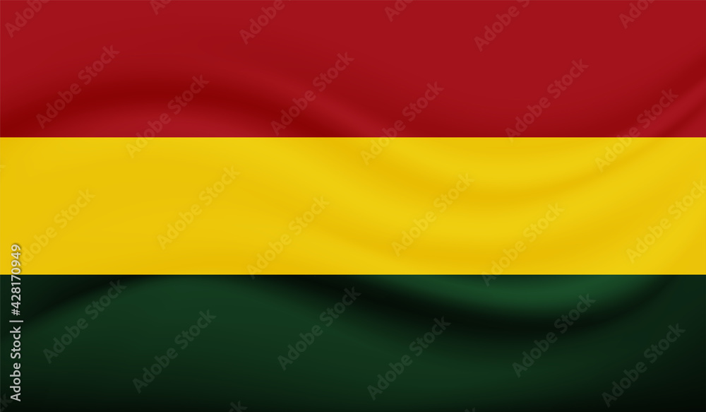 Flag of Bolivia with the effect of crumpled paper and grunge Flag of Bolivia with the effect of crumpled paper and grunge