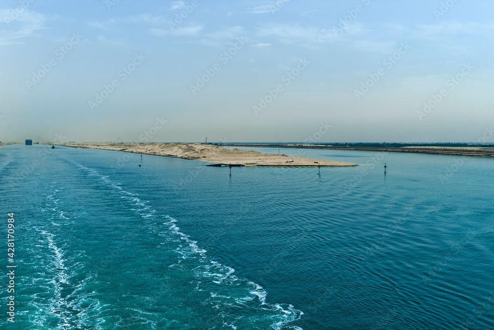 Suez Canal, Timsah Sea, Egypt