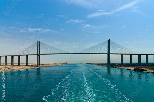 Suez Canal, Suez Canal Bridge, Egypt