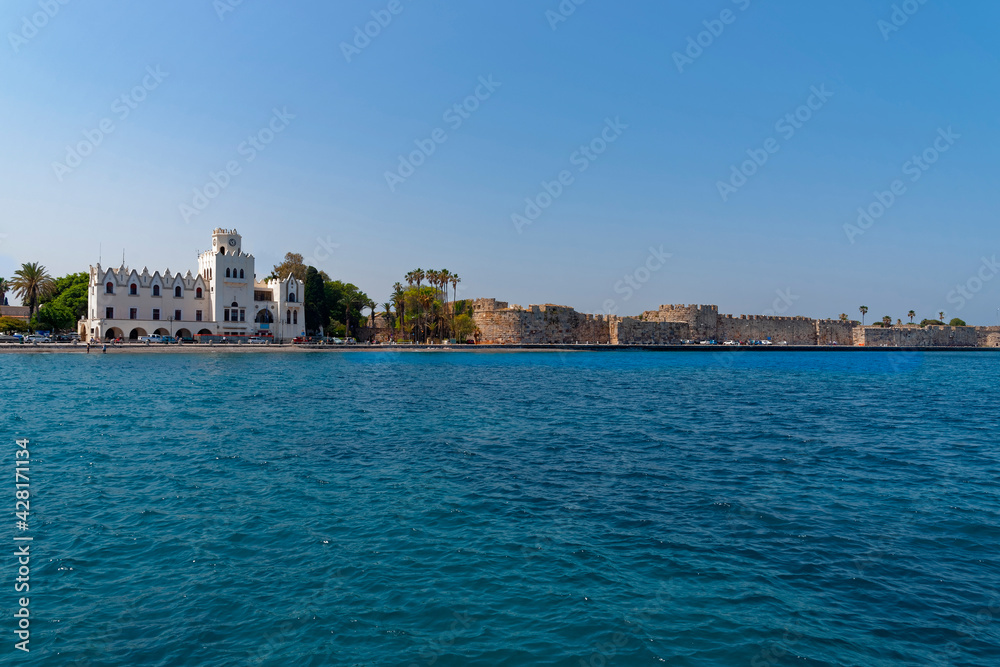 Dodecanese Old Town Castle And Police Station, Island Kos, Greece