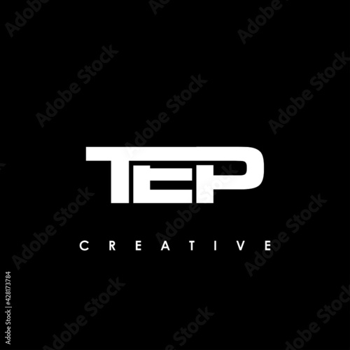 TEP Letter Initial Logo Design Template Vector Illustration