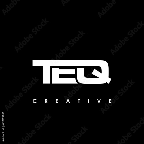 TEQ Letter Initial Logo Design Template Vector Illustration