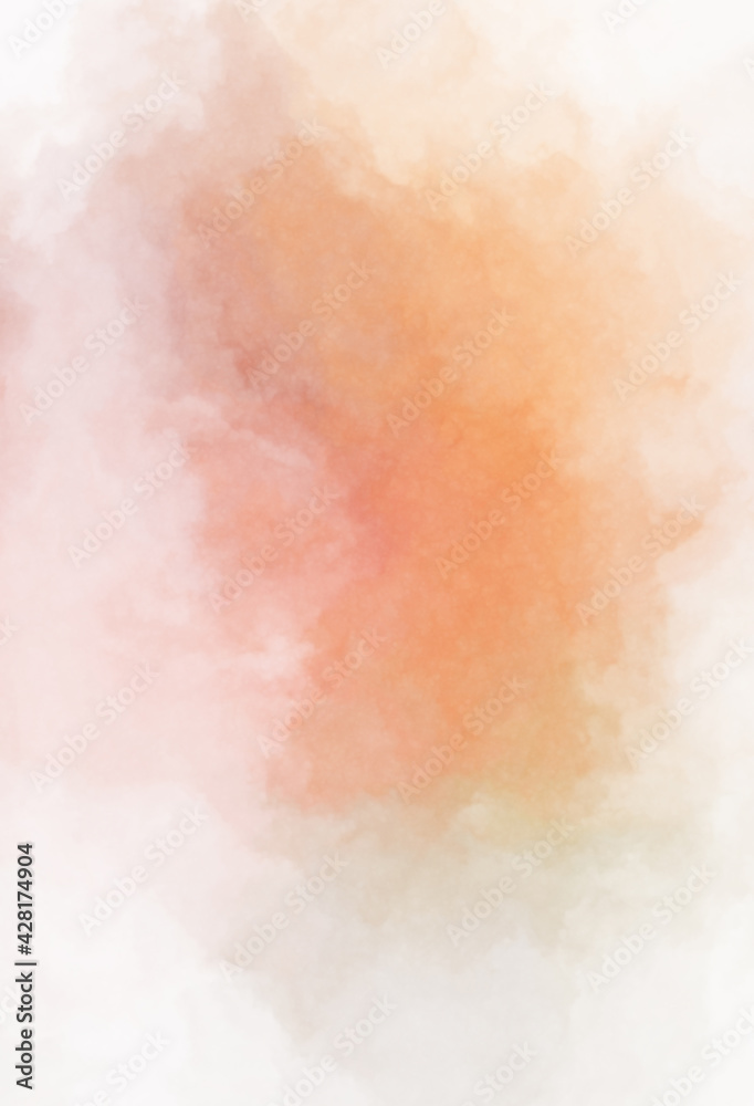 Fototapeta premium Watercolor painted background. Abstract Illustration wallpaper. Brush stroked painting. 2D Illustration.