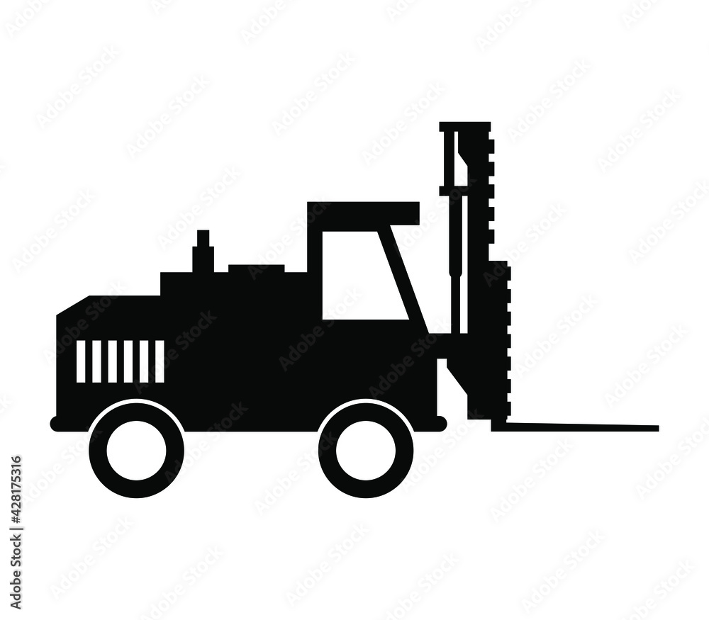 Fototapeta premium Forklift icon