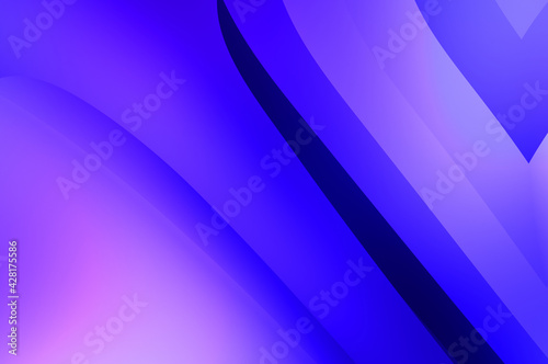 Abstract background with colorful gradient. Vibrant graphic wallpaper with stripes design. Fluid 2D illustration of modern movement.