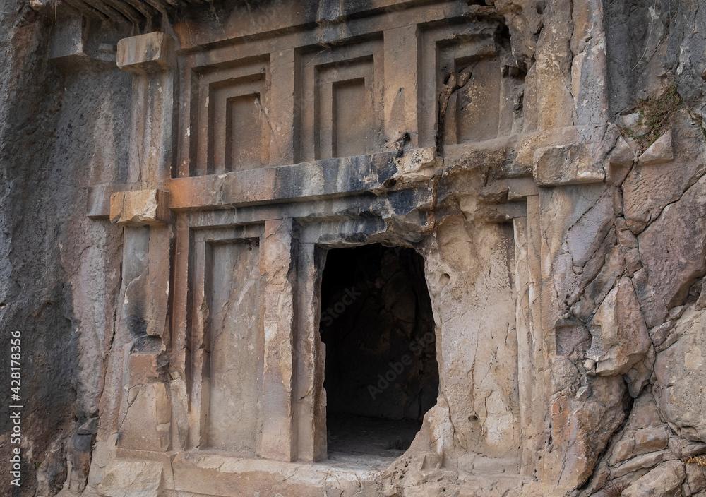 Ancient lycian Myra tombs in Turkey, Demre Ancient lycian Myra tombs in Turkey, Demre