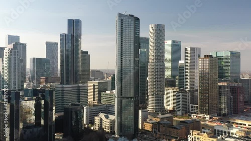 City of London. Barclays bank, Citi, HSBC building.