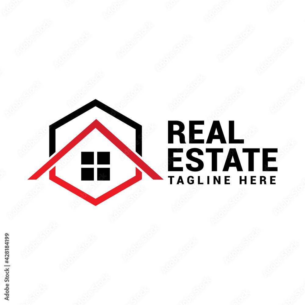 Home real estate logo icon vector.