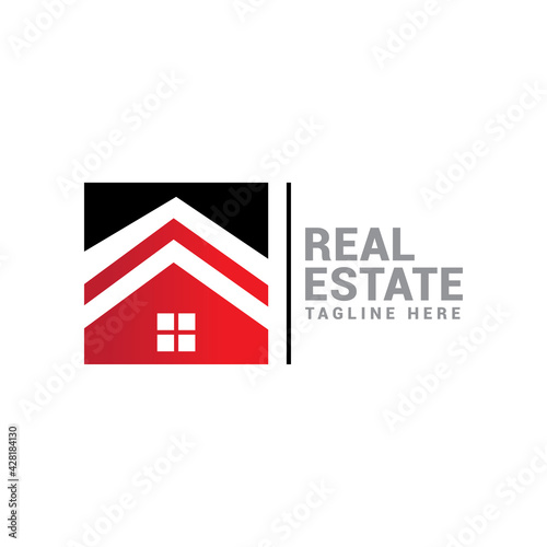Home real estate logo icon vector.