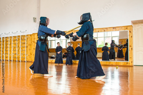 fight with the Kendo Sword School