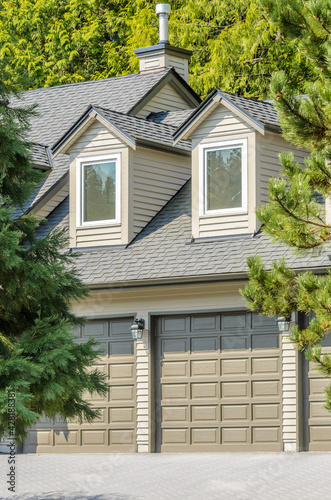 Fragment of a nice house in Vancouver, Canada.