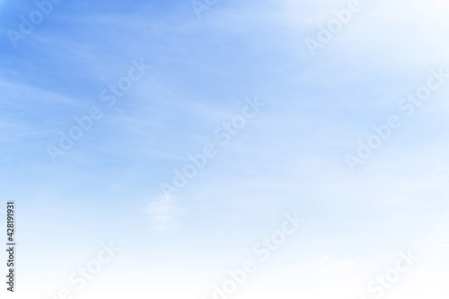 Blue sky texture background, Blue tone clear and fresh at phuket Thailand.