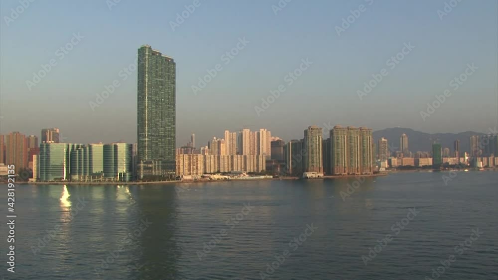 Skyline of Hong Kong, China. Skyline of Hong Kong, China.