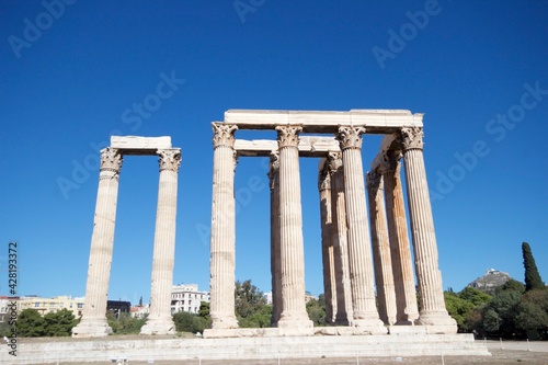 Temple of Zeus in Athens Greece