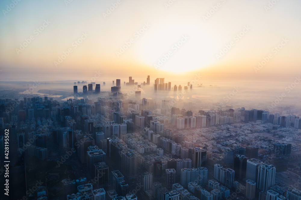 Early morning in Abu Dhabi