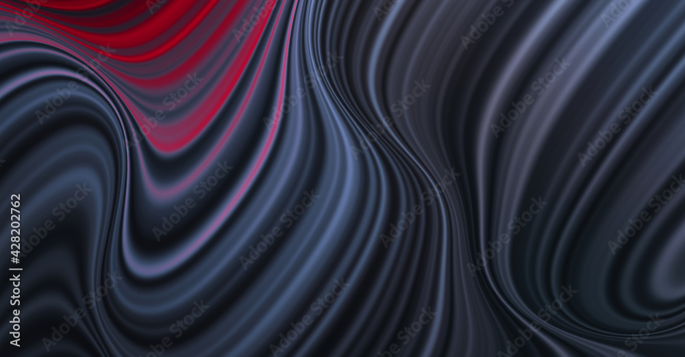 Abstract background with curved lines. Colorful illustration in abstract style with gradient. Vibrant wave pattern with striped texture.