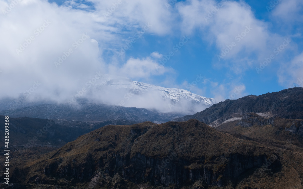 Paramo Nevado del Ruiz. Colombia.