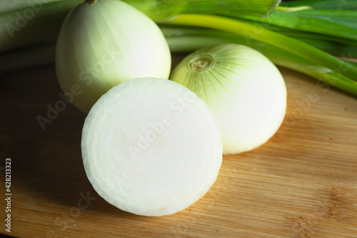 onion on a board